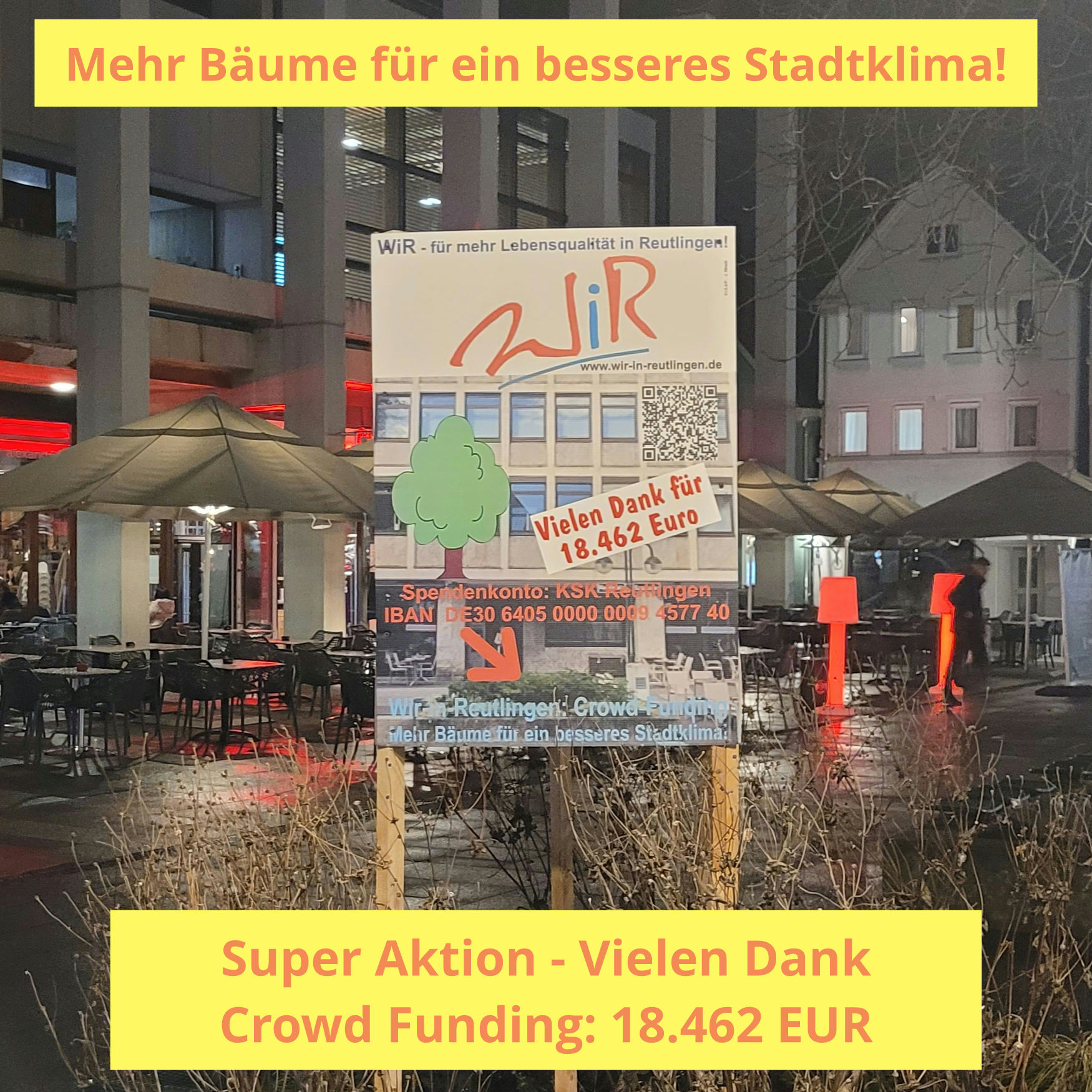 Neue Bäume braucht die Stadt!